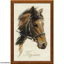 Set punto croce Riolis "Stallone", schema di conteggio