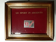 LO SPORT IN ARGENTO TORINO TORO QUADRO QUADRETTO CORNICE inter milan juventus