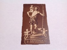 SANTINO SAN CRISTOFORO  PATRONO DI URBANIA FUSTELLATO  