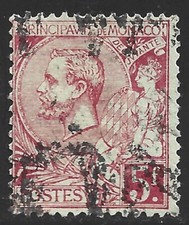 Monaco, Scott #27, 5fr