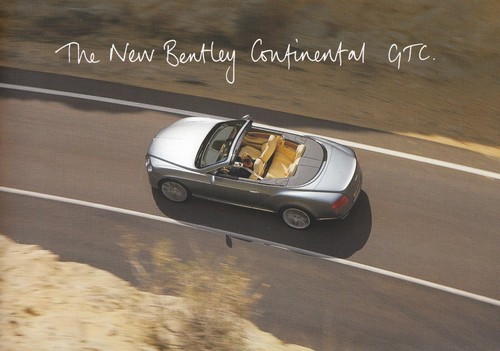Brochure bentley continental - brochure,