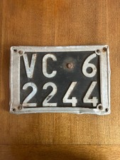 TARGA ANTERIORE D'EPOCA  VC  -     COLLEZIONISTI