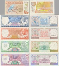 SET 5 pz Banconote Suriname