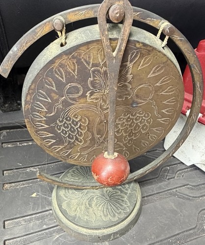 Mini gong tavolo ottone - gong,