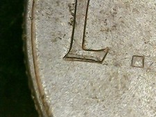 5 LIRE 1950 ERRORE - SDOPPIAMENTO DELLA L DEL VALORE AL ROVESCIO [L119]