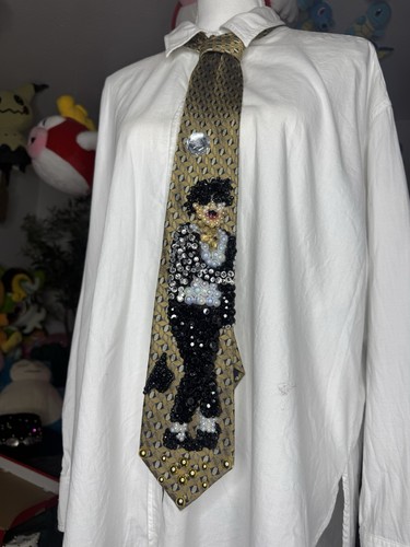 Cravatta oro michael jackson - cravatta,