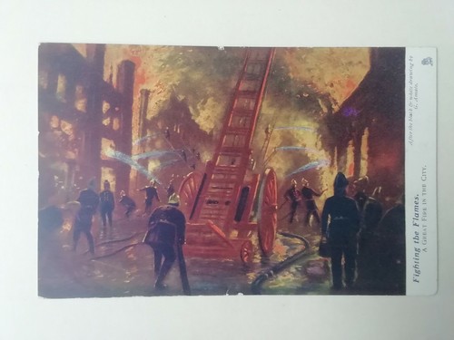 Cartolina vigili del fuoco - cartolina,