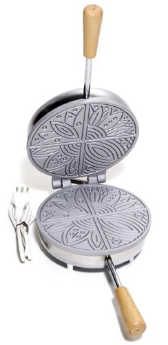 Ferro piastra per pizzelle