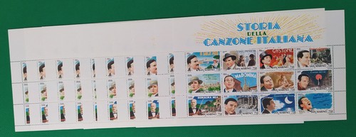 Lotto foglietti 1996 san - 10,