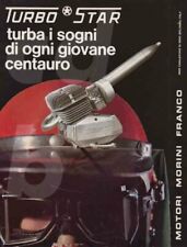 advertising Pubblicità brochure-MOTORE FRANCO MORINI TURBO STAR '72 MOTORI EPOCA
