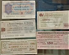 ZZ MINI ASSEGNI ANNI 70 CINQUE