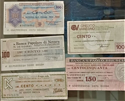 Mini assegni anni cinque - mini,