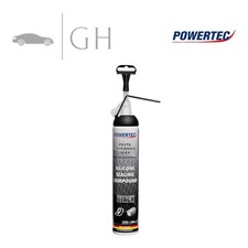 POWERTEC - PASTA SILICONICA / SILICONE NERA CON DOSATORE PER GUARNIZIONI MOTORI