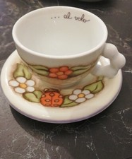 TAZZA CAPPUCCINO THUN GRANDE SERIE COUNTRY SERIE COCCINELLA CAFFÈ AL VOLO COFFE☕