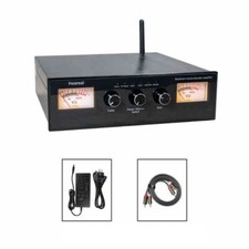 Heareal G4 Amplificatore HiFi Stereo Doppio VU Meter con Cavo Adattatore da 2xRCA a 2xRCA