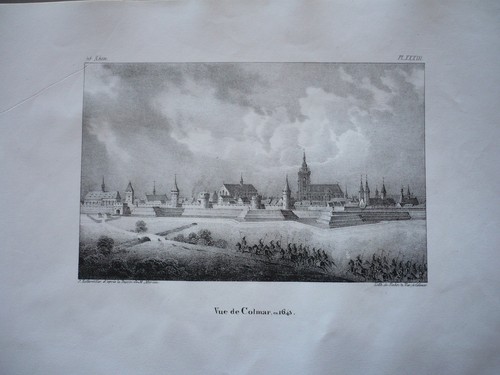 Vue colmar 1643 - colmar,