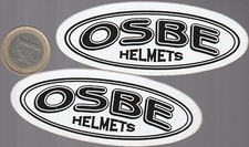 Autocollant. Moto. Casques. OSBE lot de 2