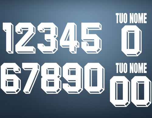 Numeri per maglia calcio anni - calcio,