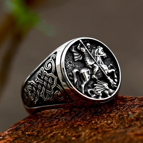 Anello uomo medaglia san - uomo,