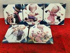 n. 5 quadretti di bimbi mm160 X mm 160