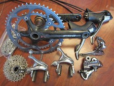 KIT COMPLETO GRUPPO SHIMANO ULTEGRA 6600 10 VELOCITÀ FSA CARBONIO DOPPIO