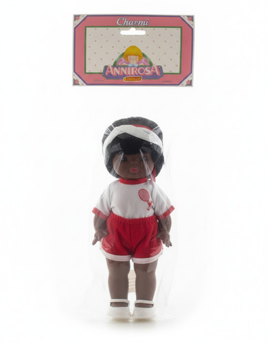Bambola nera vintage annirosa - bambola,