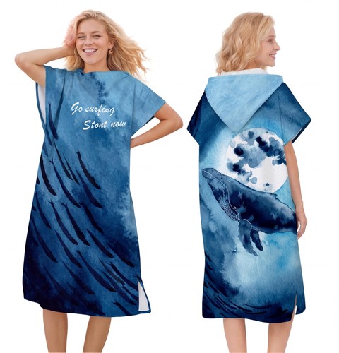Poncho surf asciugatura - da,