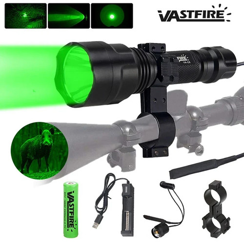 Torcia led rossa lunga - torcia,