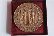 L68-MEDAGLIA COMMEMORATIVA  BRONZO  UNIVERSITA PADOVA-VENETO RETTORE BOX