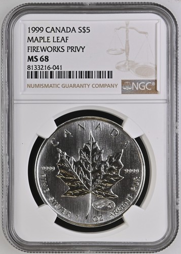 1999 acero canadese argento - $5,