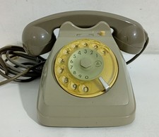 I155249 Telefono grigio plastica disco vintage - AUSO Siemens S62