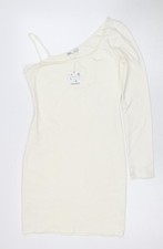 Abito asimmetrico Zara avorio