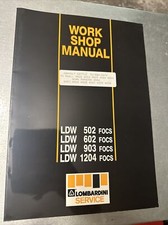 Lombardini LDW 502 602 903 1204 FOCS SERVIZIO OFFICINA RIPARAZIONE MANUALE DIESEL