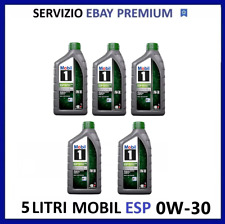 5 LITRI OLIO MOTORE MOBIL 1 ESP 0W30 ACEA C3 API SP MERCEDES  BMW