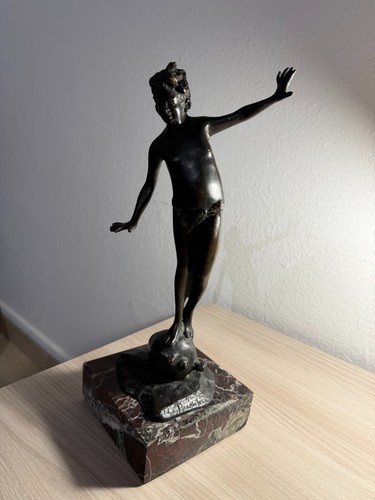 Scugnizzo statua in - statua, bronzo