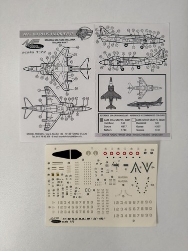 Plus harrier ii marina - av-8b,