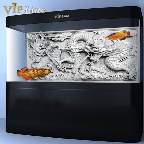Poster sfondo acquario drago