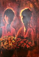 ELIANO FANTUZZI Dipinto Olio