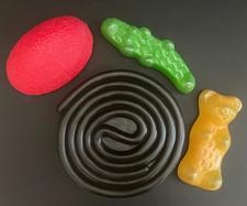 PUBLICITE HARIBO 4 BONBONS XXL - MAXI TAGADA - OURSON - CROCODILE - METRE ZAN