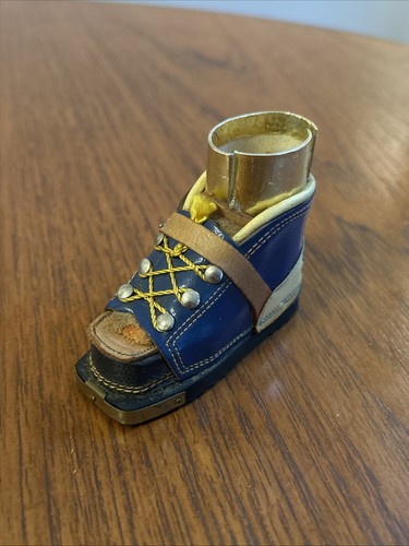 Vintage miniature ski boot - vintage,