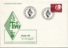 Sweden 1967 - First Camp Day / Scout Cover / Tived - F43084