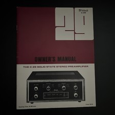 McIntosh C29 originale