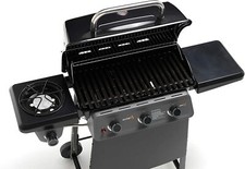 SM BARBECUE BARBEQUE BBQ GAS PIETRA LAVICA 3 FUOCHI + FORNELLO AUSTRALIANO 22022