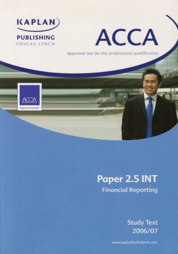 Acca paper int - int, financial