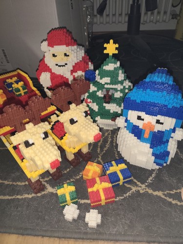 Mattoncini incastro natale - a,