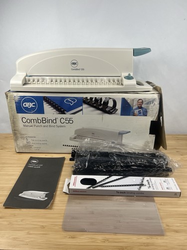 Lotto rilegatrice manuale gbc - manuale,
