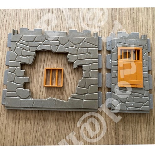 Playmobil vintage murs à - 2x,