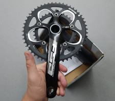 Guarnitura bici da strada doppia FSA Gossamer BB destra 172,5 mm 50/34T nera CK-0S6020