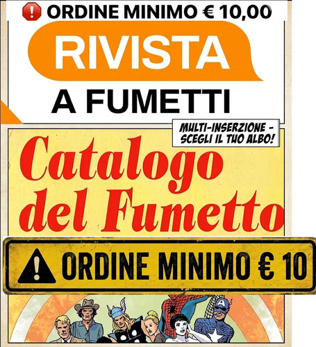 Fumetto riviste cataloghi vari - cataloghi,