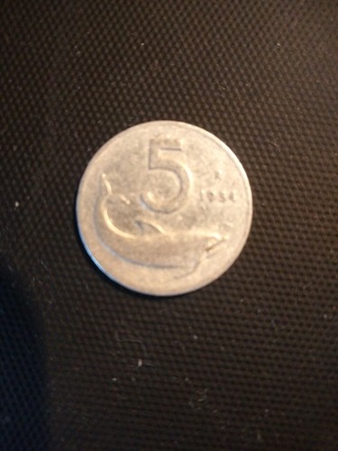 Moneta lire del - del, 1954